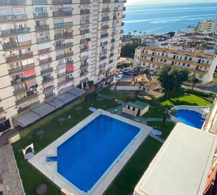 Estudio Con Vista Al Mar A 200 Mts De La Playa Benalmádena Esterno foto